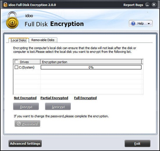 idoo Full Disk Encryption