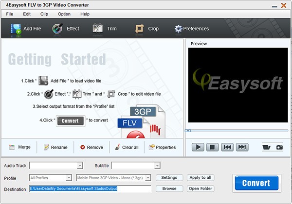 4Easysoft FLV to 3GP Video Converter