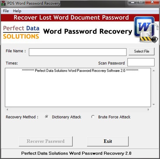 PDS Word Password Recovery