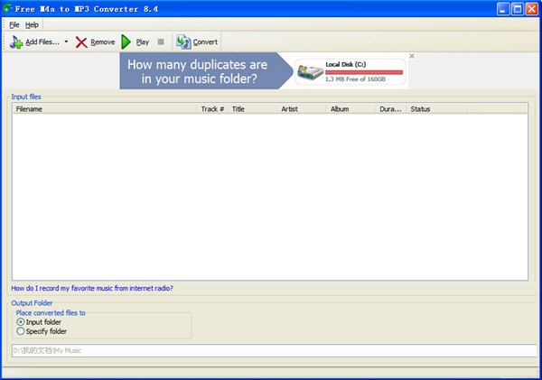 Free M4a to MP3 Converter