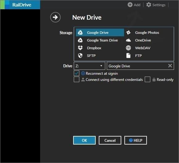 RaiDrive