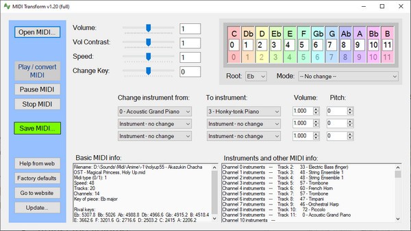 MIDI Transform