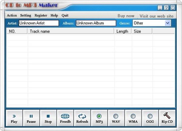 Ease CD to MP3 Maker