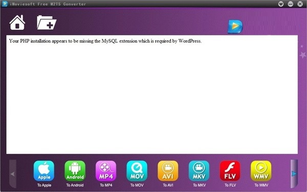 iMoviesoft Free M2TS Converter