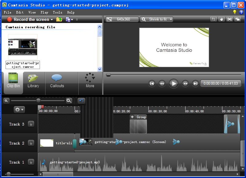 Camtasia Studio