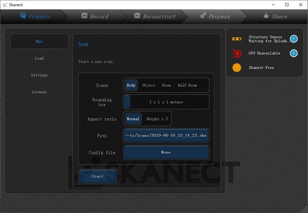 Skanect Pro